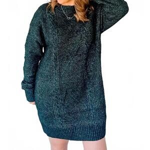 NEW JUNIPER BLVD long sleeve sweater dress in black